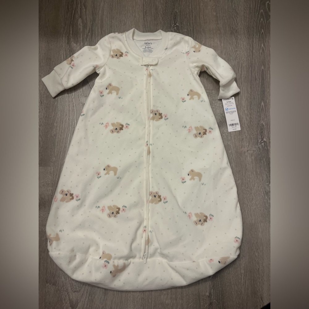 Lot of 3 Carter's 3 Month Items- Sleep Sacks and Bodysuits- NWT - Picture 9 of 11